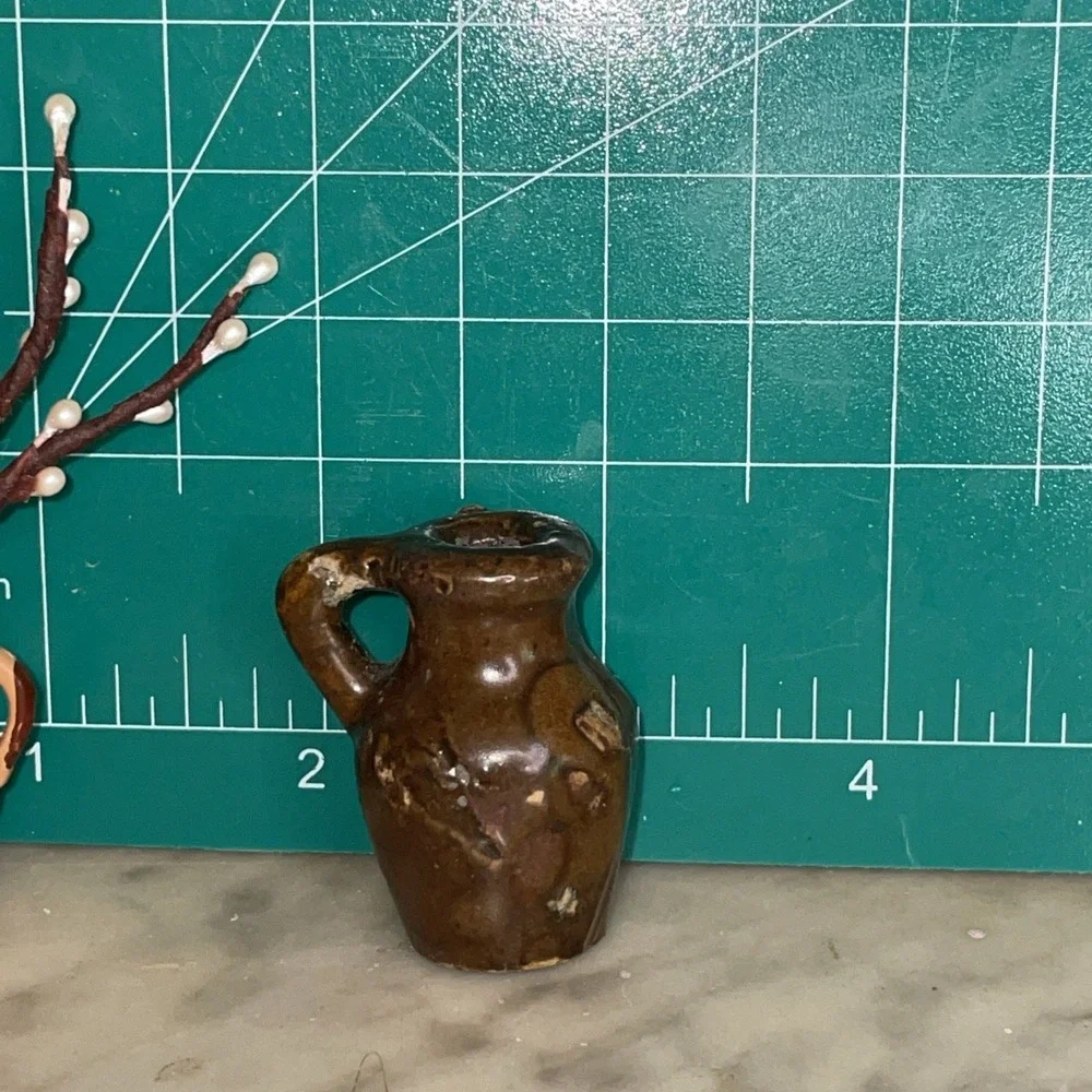Doll House Accessories | Ceramic Vases Lanterns Faux Plants